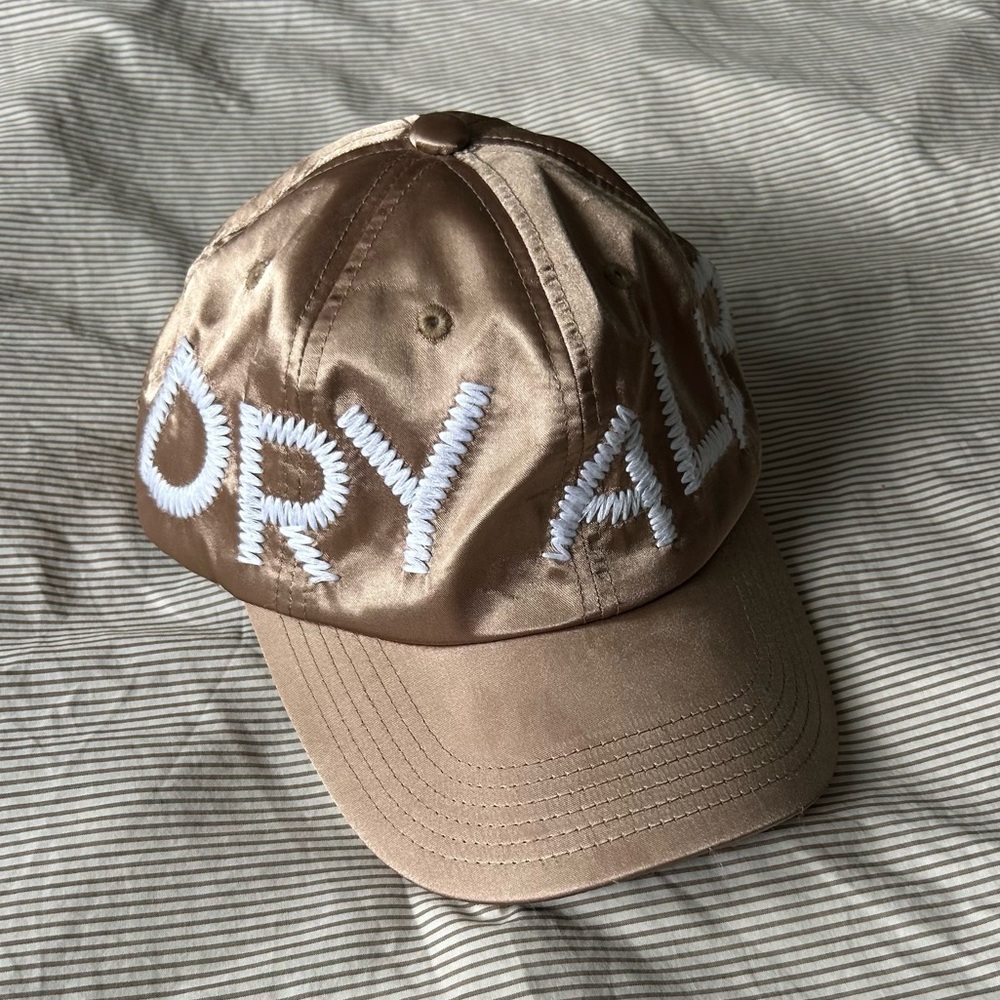 Cactus Plant Flea Market x Human Made Champagne Satin Dry Alls Hat AUTHENTIC New